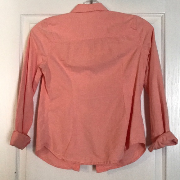 Peach button up - Picture 4 of 4